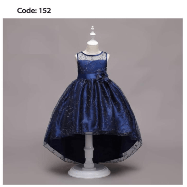 Baby Girls navy blue color party (Code: 152) dress