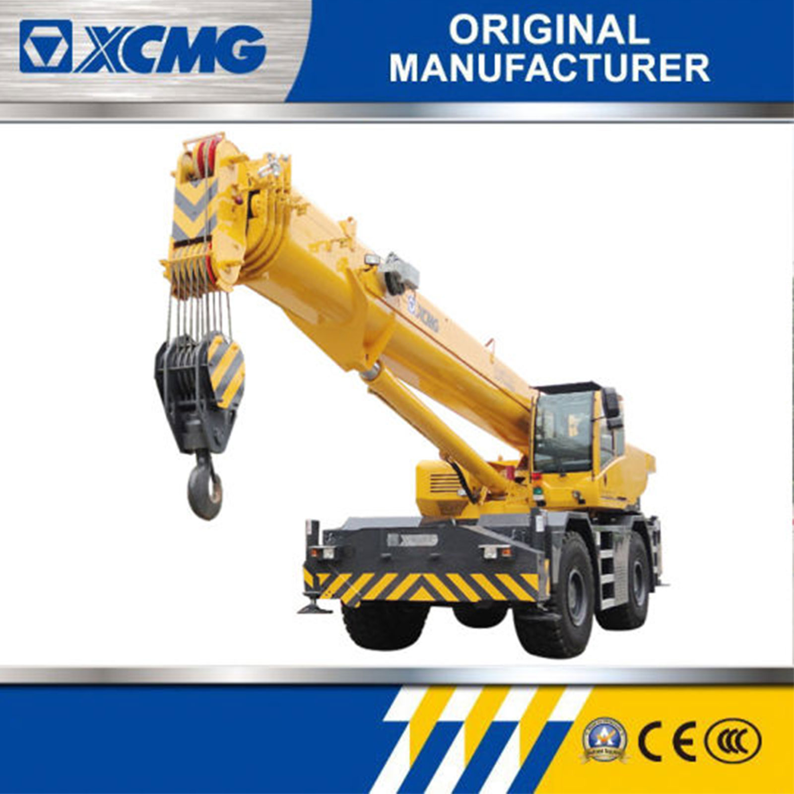 XCMG Official 50 Ton Rough Terrain Crane Rt50A