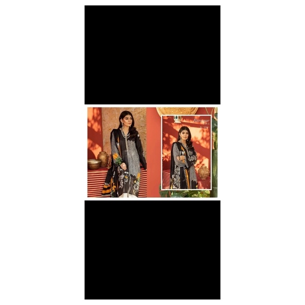 Coral by Cross Stitch Digital printed lawn collection