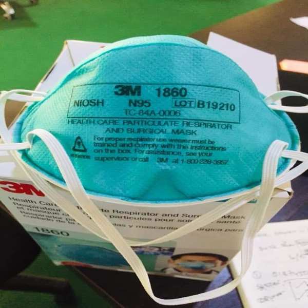 3M brand N95 model 1860 mask for professional health practitioner
