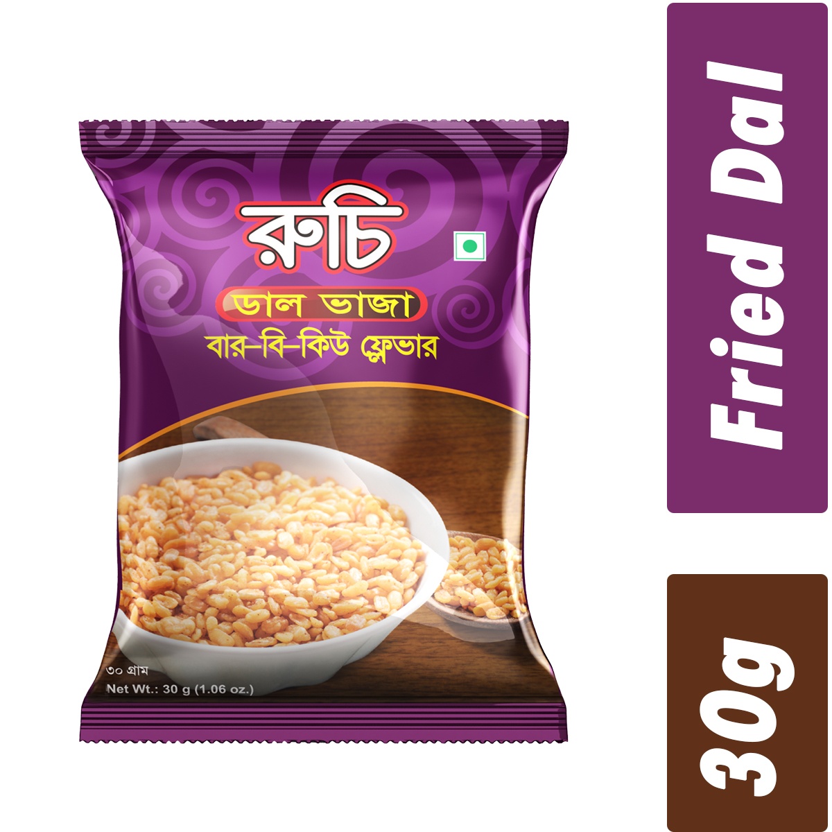 Ruchi Barbecue Fried Dal- Per Carton 360 Pieces- 30g