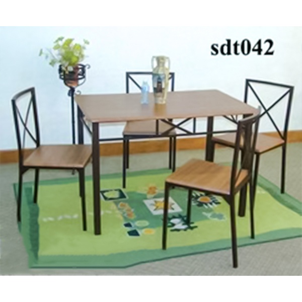Modern High-Quality Steel Dining Table Model (042)