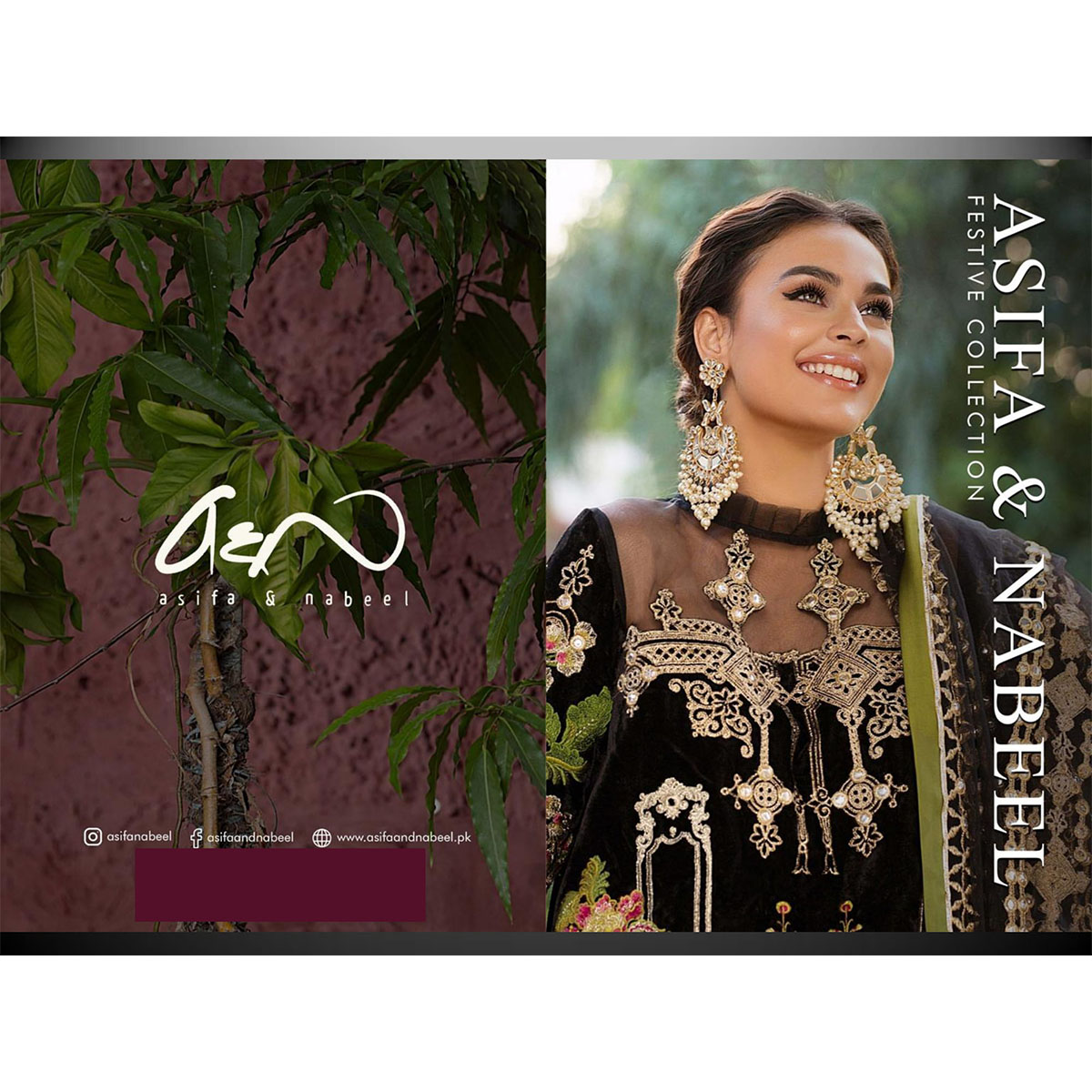 Festive Embroidered Collection by ASIFA & NABEEL (Per Set - 10 Suits)