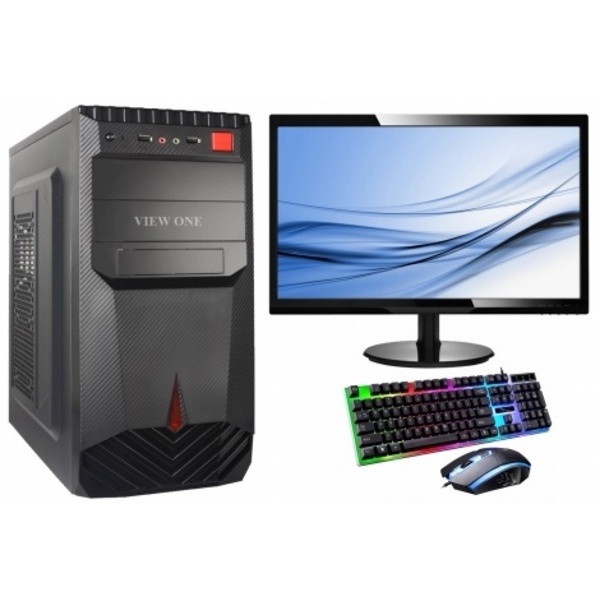 NEW GAMING PC. 6 GENERATION CORE i3*6100T, LED 19"NEW MONITOR. RAM 4GB 2400 BUS, 320GB HDD