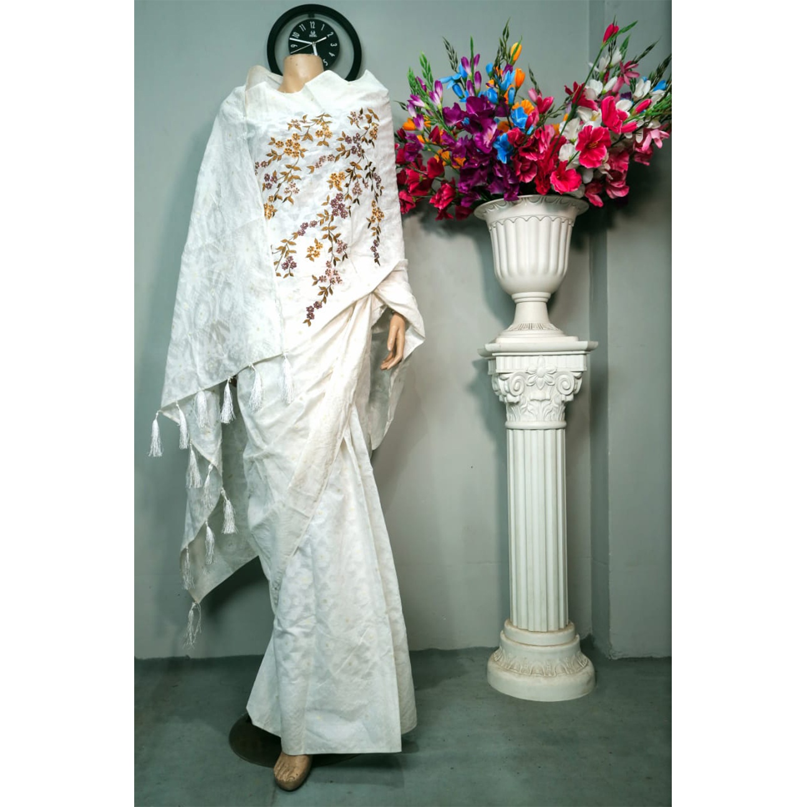 Embroidery Jamdani Sharee