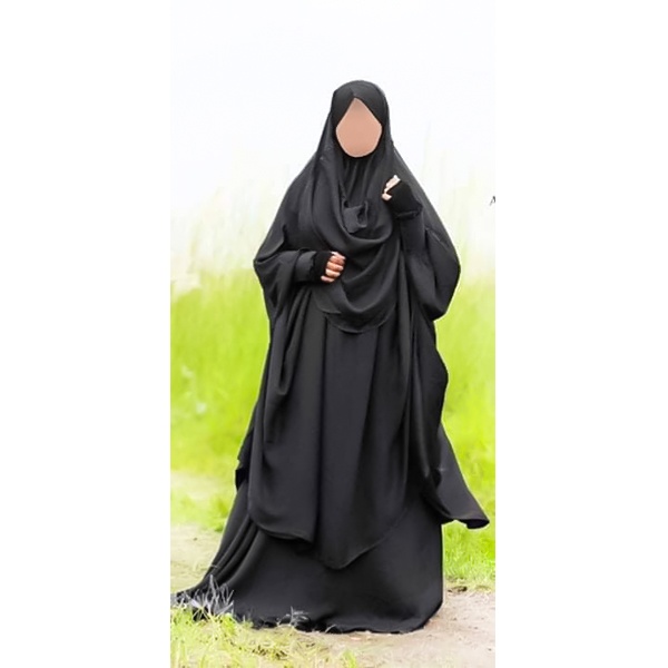 Wholesale High-quality khimar hijab adjusted niqab with scart full set