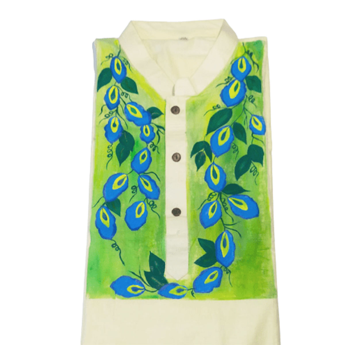 Khadi Hand Print Punjabi