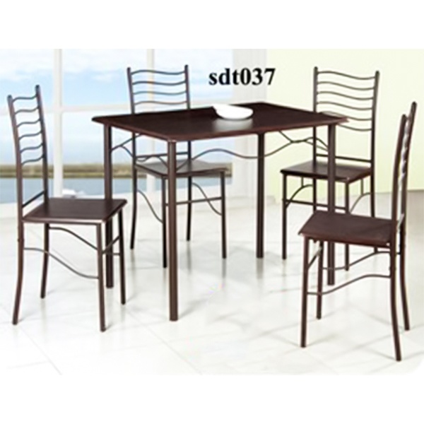 Modern High-Quality Steel Dining Table Model (037)
