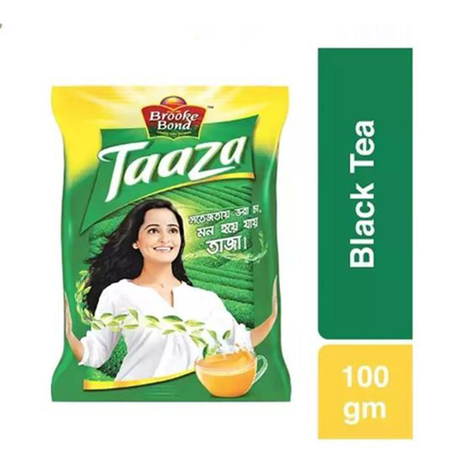 Brooke Bond Taaza Black- 100g, Fresh taste, Refreshing the mind, Per Carton size 144 Piece