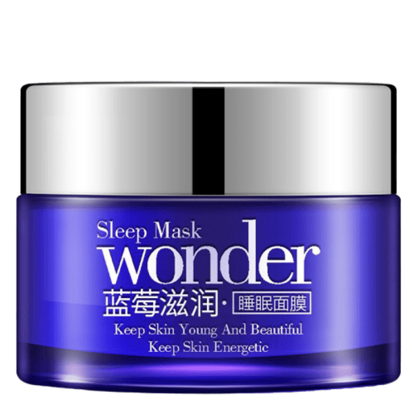 Bioaqua Blueberry Essence Nourishing moisturizing Oil Control Sleep Facial Mask - PAL