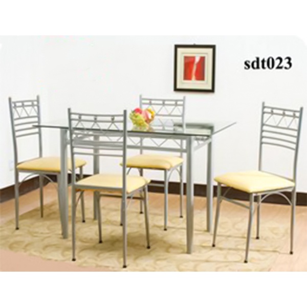 Modern High-Quality Steel Dining Table Model (023)