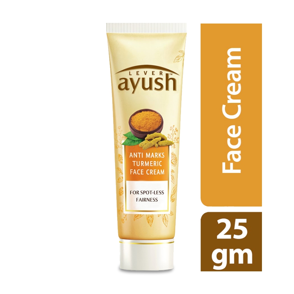 Lever Ayush- Anti Marks Turmeric Face Cream- Per Carton 72 Packets- 25g