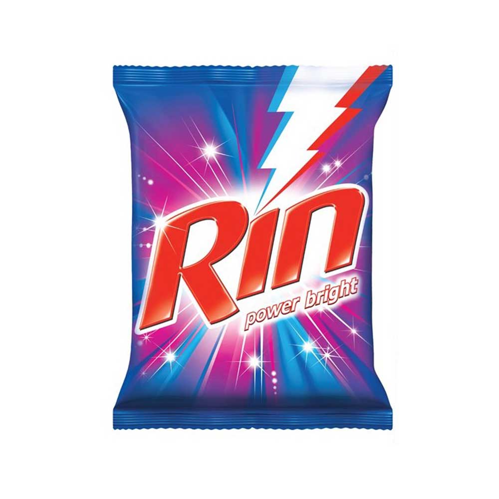 Rin Washing Powder Power Bright- 500g, Keep clothes shining- Bright like new, Per Carton size 60 Piece
