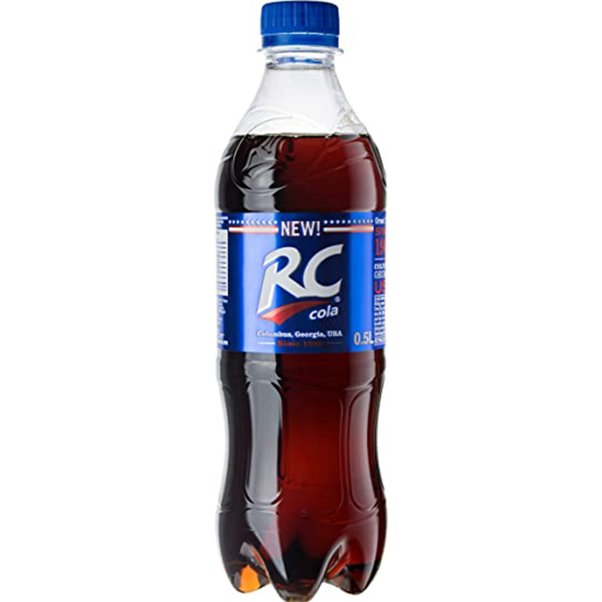 RC Cola- Flavor of freedom- Refreshing Soft Drink- 1 Case(24 pcs)- 500ml