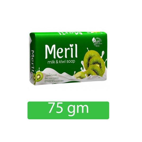 Meril Milk & Kiwi Soap Bar (75gm)