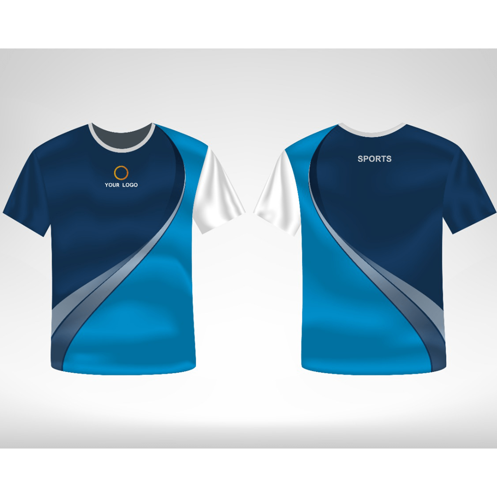 Custom Made Sports T-shirt- Any Design, Any size