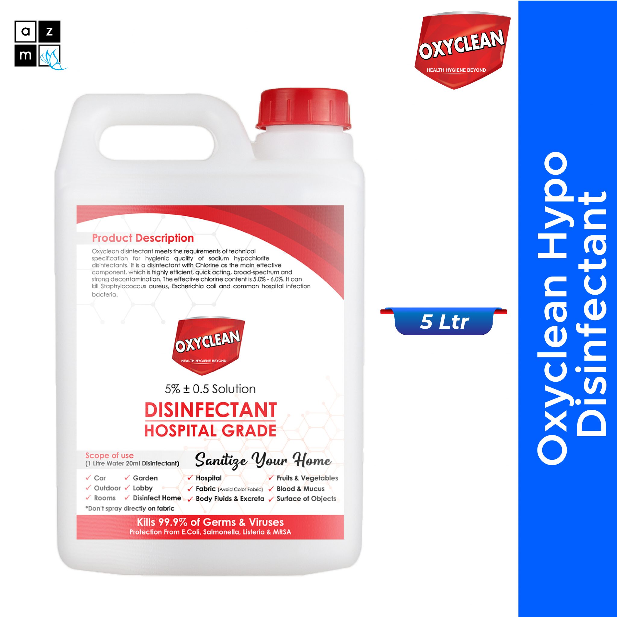 OXYCLEAN HYPO DISINFECTANT - 5ltr