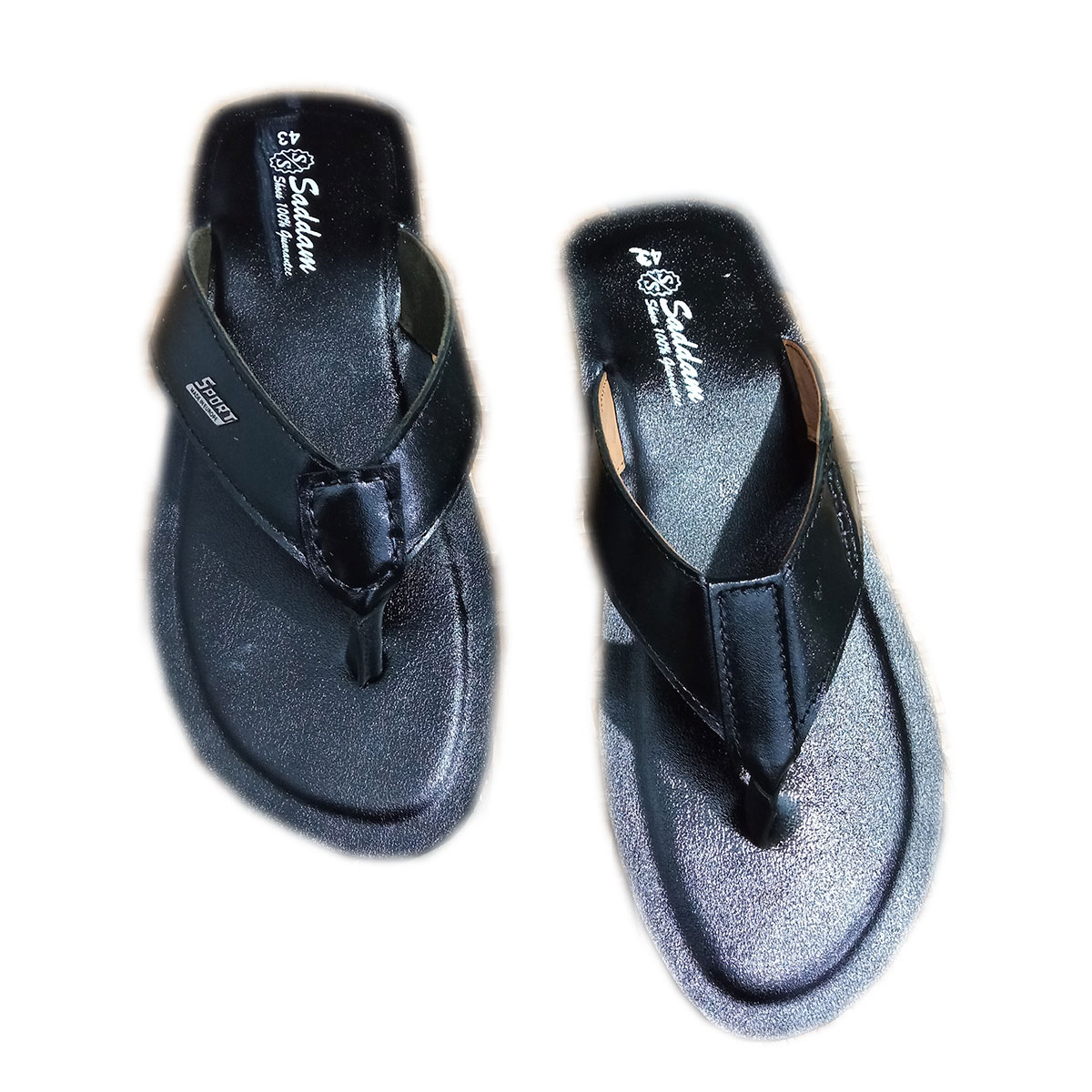 Mens 100% Leather Slipper Sandal