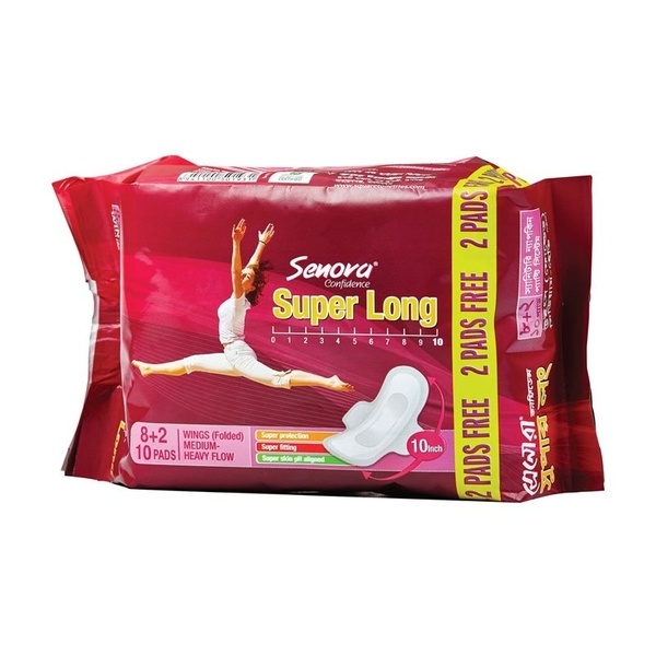 Senora Confidence Super Long (8+2) Pads