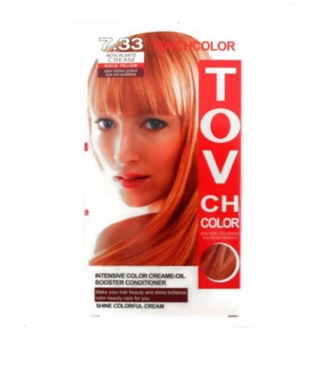 Gold yellow Hair Colour -TOVCH 7.33