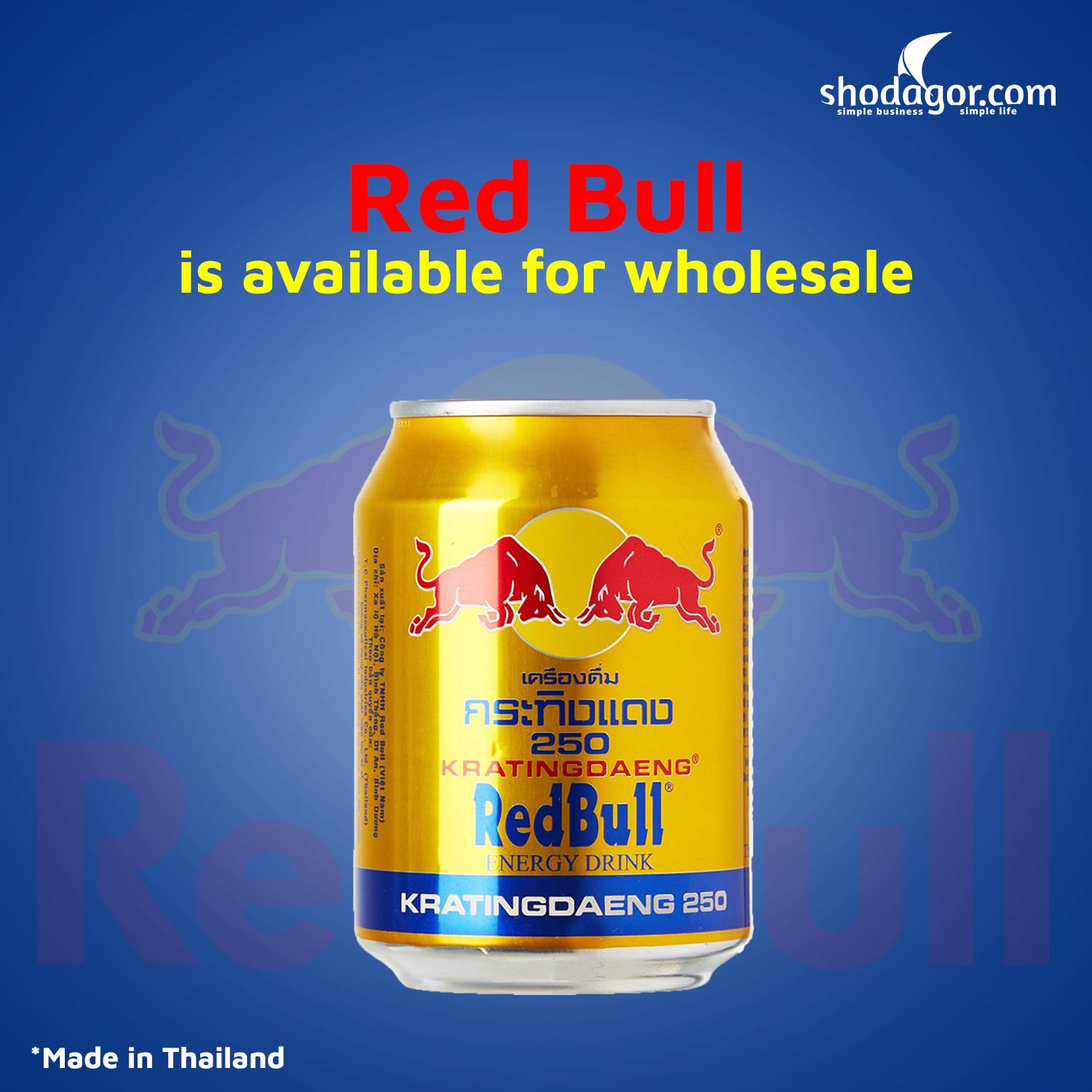 Red Bull - Per can-250ml (1case 24 cans)