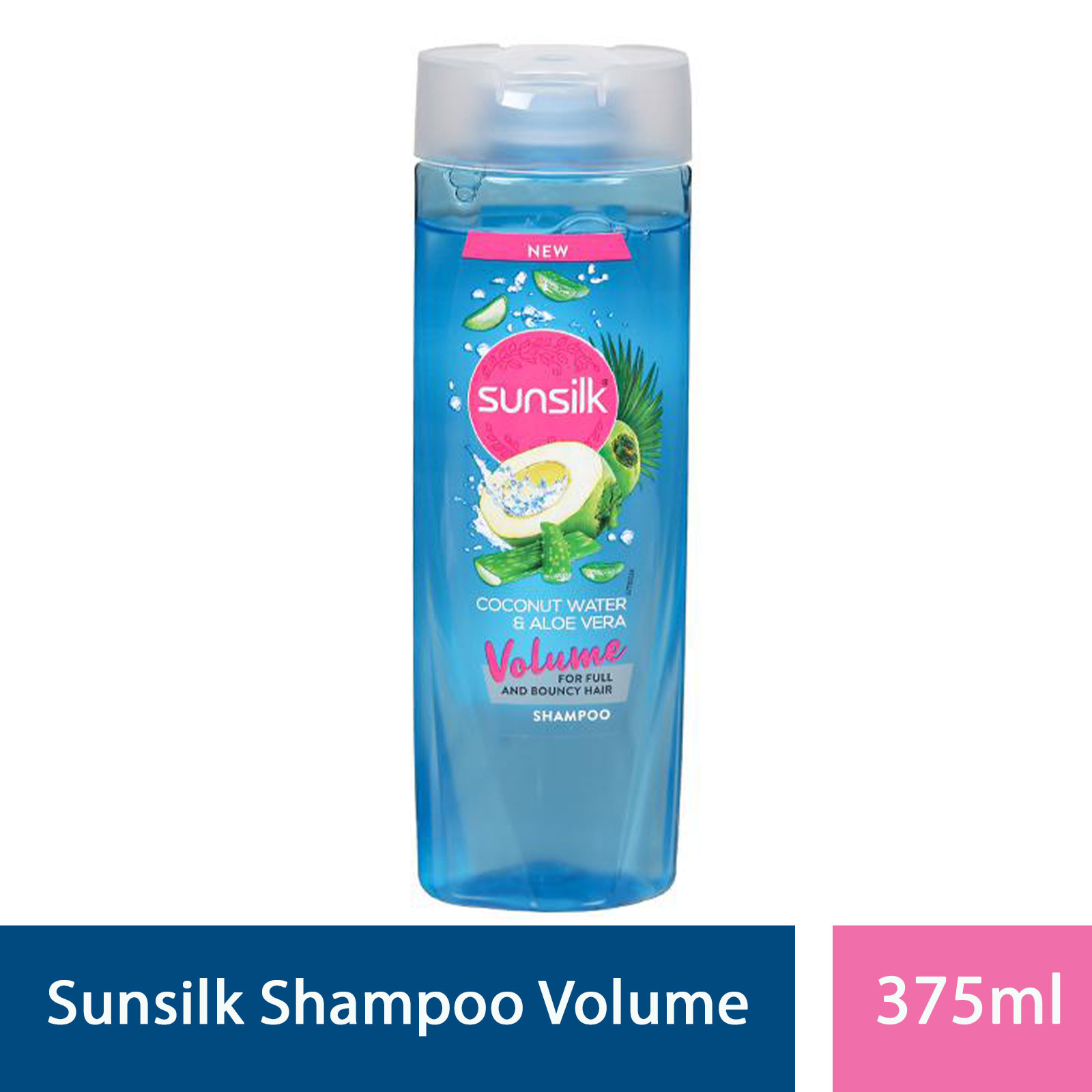 Sunsilk Shampoo Volume- 375ml, Make hair soft and smooth, Per Carton size 24 Piece
