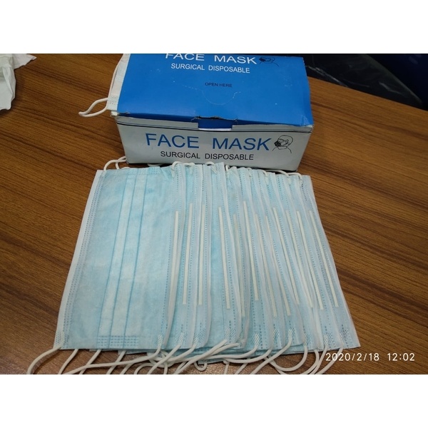 Original China 3 layer Surgical disposable face mask use for protect corona virus