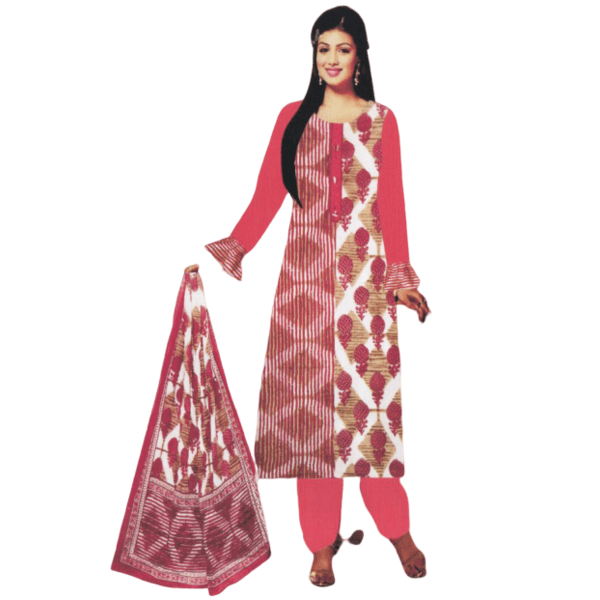 Indian Pure Cotton digital Print Salwar Kameez (D NO - 529)
