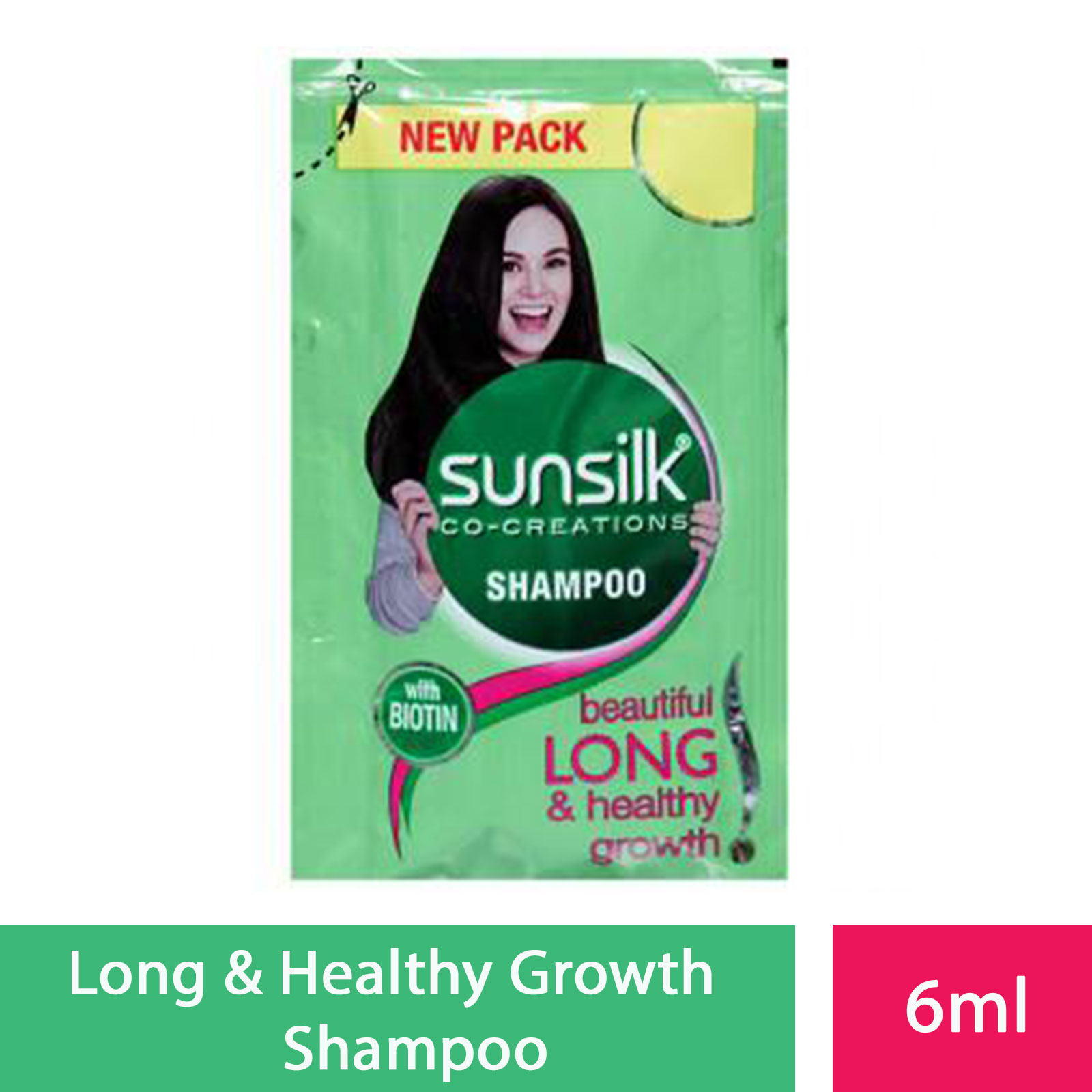 Sunsilk Shampoo Long & Healthy Growth- 6ml, Per Carton size 864 Piece