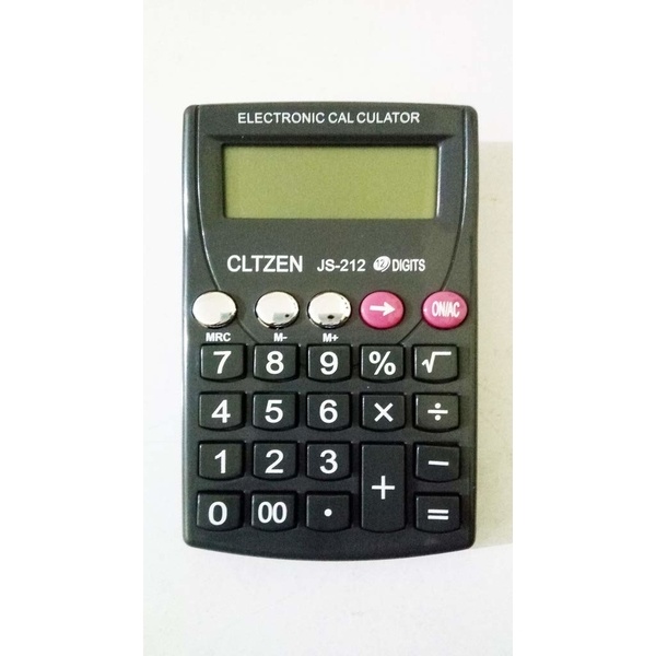 CLTZEN JS-212 Check & Correct Pocket Size 12-Digits Electronic Calculator