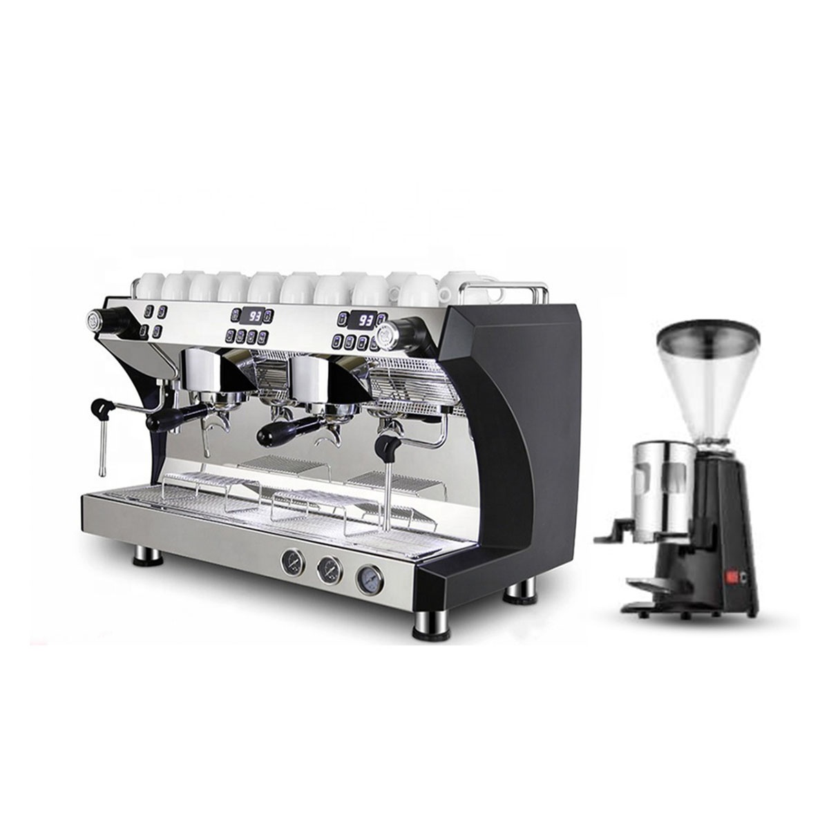 Commercial Coffee Maker with Grinder