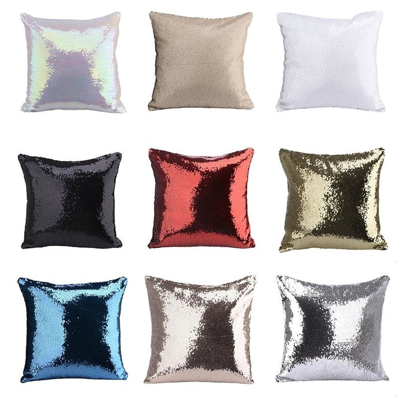 Magic Pillow (Two Tone Glitter Sequins Pillow)