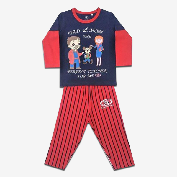 Kids winter Full Sleeve T-shirt and Full Pant (Model: ATS-08)