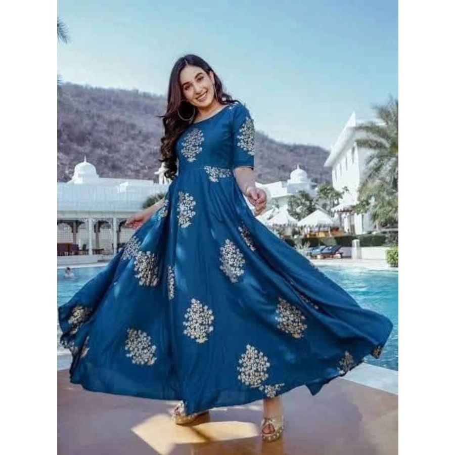 One Piece Readymade Printed Kurtis For Woman(MOH-2002)