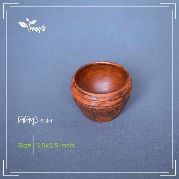 Liliput oval Pottary tob