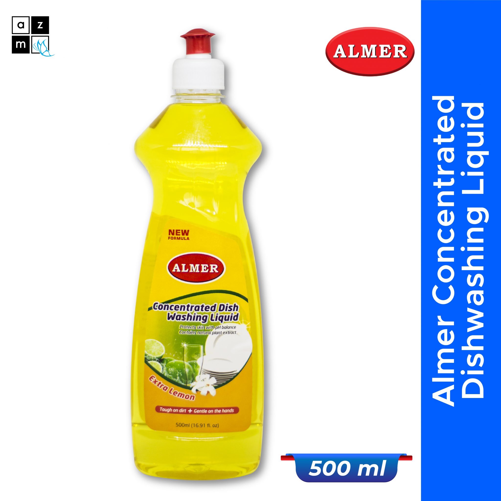 ALMER Antibacterial Liquid Dish Cleaner - 500ml