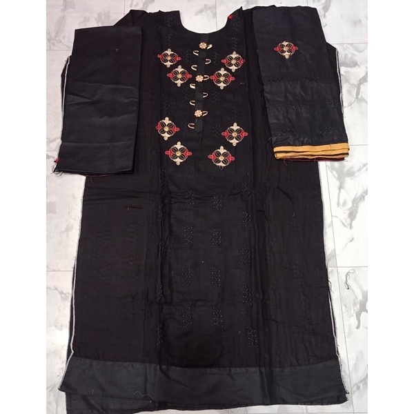 Lillian Embroidery three piece