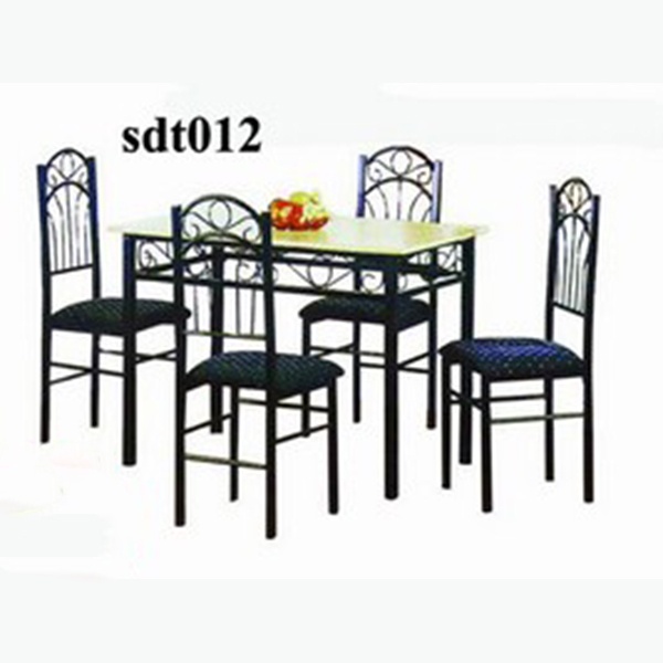 Modern High-Quality Steel Dining Table Model (012)