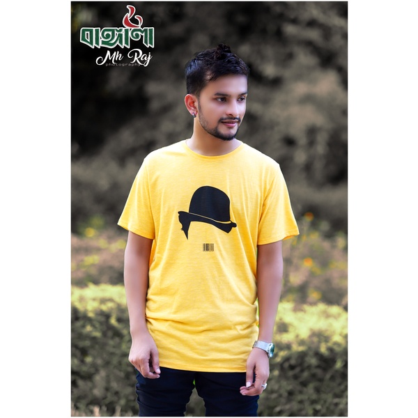 Cotton-Slab Mixture Men's T-Shirt (Target Young Code B002)