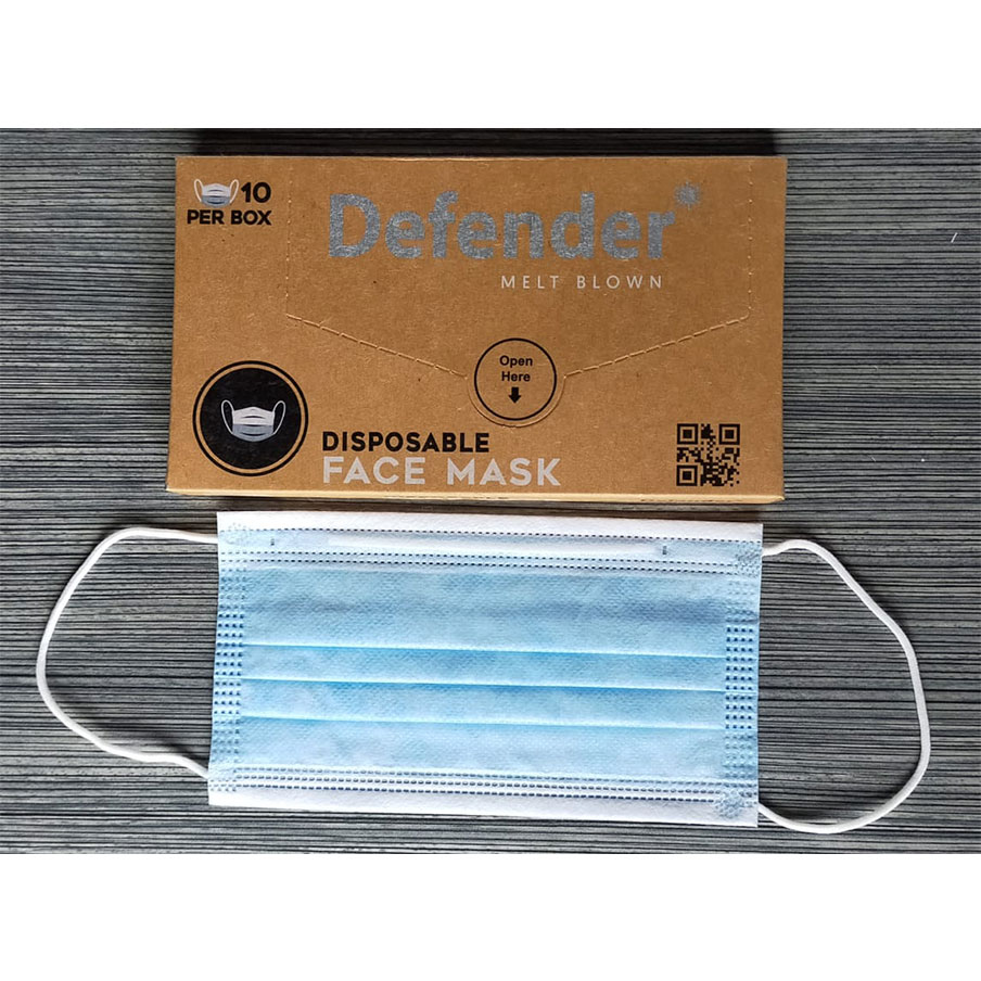 Clinical Mask– 10 Pieces Box, 3 Layer- Protects from dust - Perfect fitting