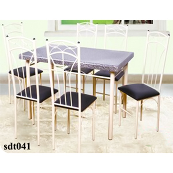 Modern High-Quality Steel Dining Table Model (041)