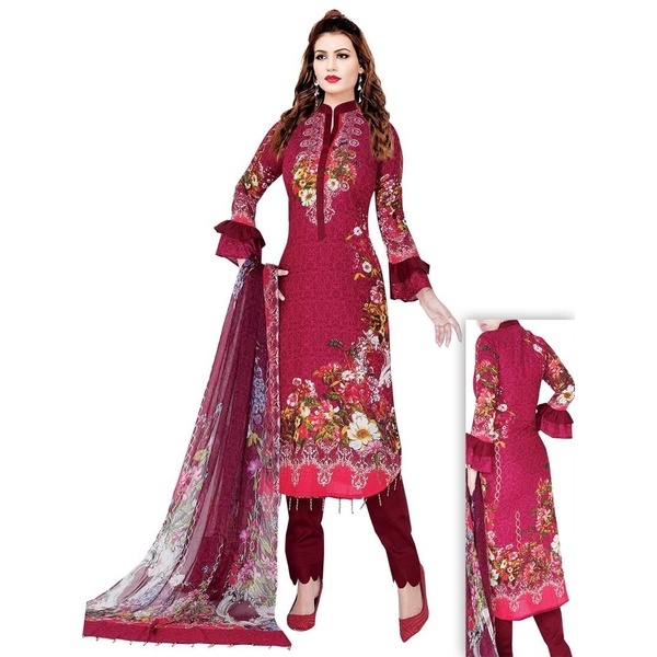 Wholesale Modern Digital Printed 100% Cotton Three Piece For Girls