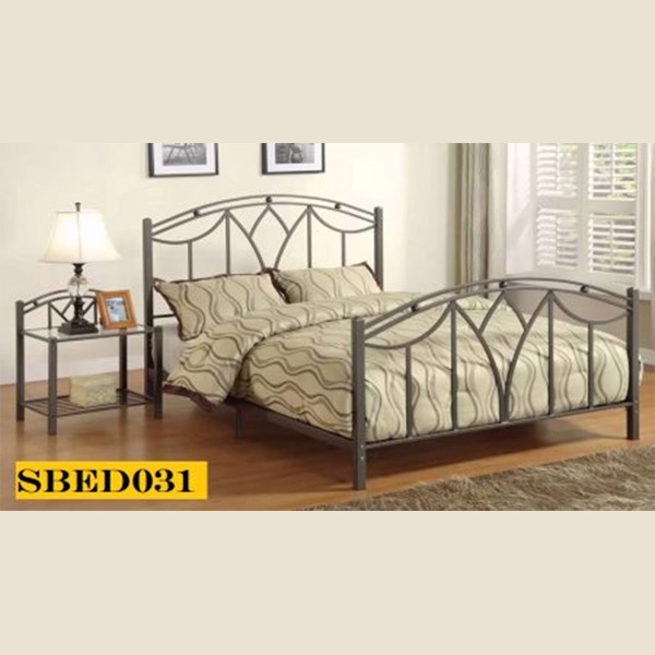 High-Quality Classic Design Steel Bed Model (031)