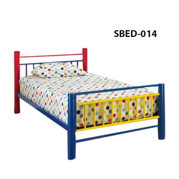 Modern Classic Design Single Steel Bed Model (014)
