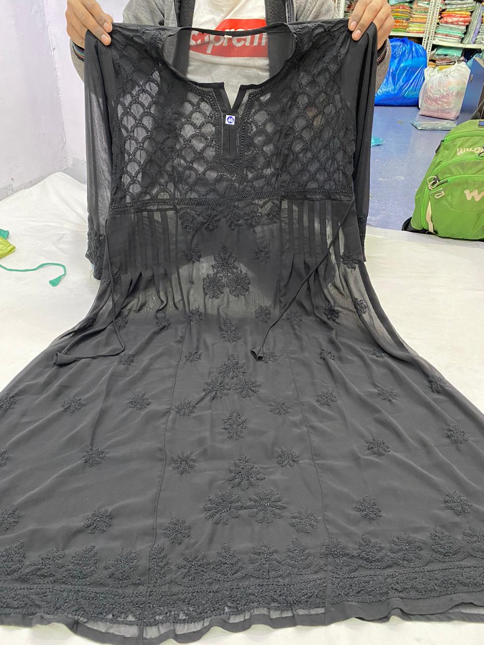 Lucknawi chickan kari georgette