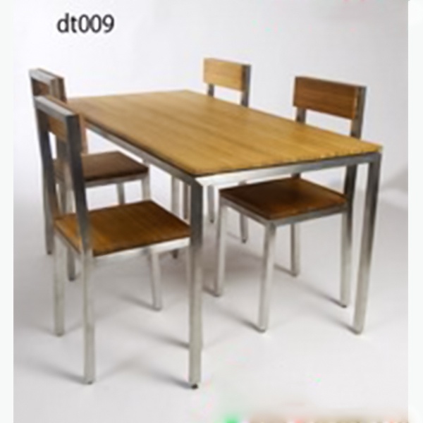 Modern High-Quality Steel Dining Table Model (009)