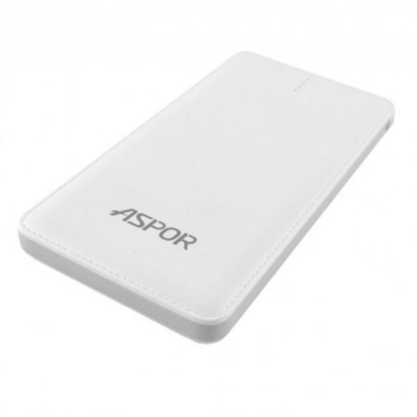Smart Slim Power Bank With Built-in Micro – 10500mAh – White