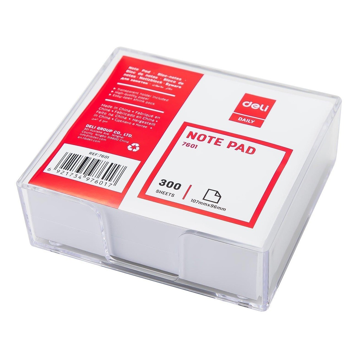 Note Pad 107*96(White)(Box) - E7601