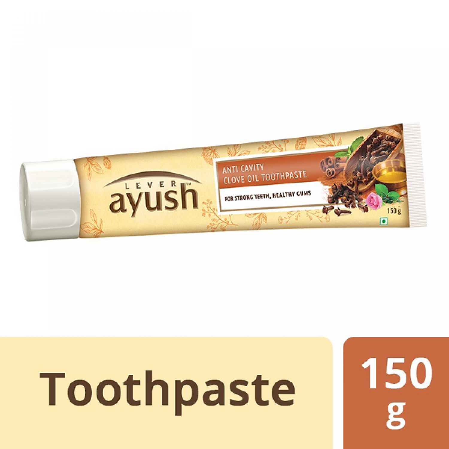 Lever Ayush Anti Cavity Clove Oil Toothpaste- Per Carton 36 Packets- 150g