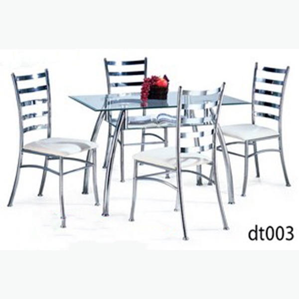 Modern High-Quality Steel Dining Table Model (003)